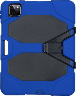 Tablet Hoes Geschikt voor iPad Pro 11 (2022) / iPad Pro 11 (2021) / iPad Pro 11 (2020) / iPad Pro 11 (2018) - Extreme Protection Army Backcover tablet - Blauw