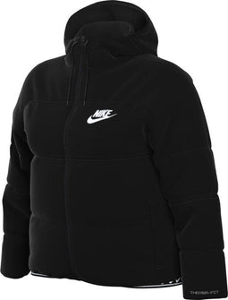 Nike Sportswear Therma-FIT Classic Dames Jas - Regular fit - Waterafstotend - Zwart - Maat XL