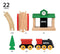 BRIO - 33028 - Klassieke treinset met houten details - Rood