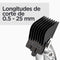 BaByliss E812E - Lithium Power Tondeuse - Draadloos 3 uur gebruik - RVS messen - 10 opzetkammen