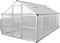 vidaXL - Tuinkas - versterkt - aluminium - met - basisframe - 9,025 - m²
