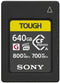 Sony CEA-G Series - CFexpress Type A - 640GB - Leessnelheid 800 MB/s Schrijfsnelheid 700 MB/s