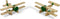 JOIN CLIPS®: 3 in 1 uitbreidingsset - Poppenhuis - Knikkerbaan - Wielen en Draaiers - voor Basis set- PRO en 500 Building planks - educatief - STEAM