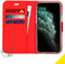 Accezz iPhone 12 Mini - Flip cover - Krasbestendig Schokbestendig - Rood