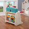 Step2 Flip & Doodle Easel Bureau - 2-in-1 kinderbureau en schildersezel - Beige rood