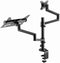 Gembird MA-DA-04 - Bureaustandaard met monitorarm en notebookstandaard - VESA 75x75 100x100 - Zwart