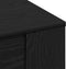 vidaXL - Salontafel - Zwart - Eiken - 102x55x45 - cm - Bewerkt - Hout