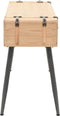 vidaXL - Wandtafel - 115x40,5x76 - cm - massief - vurenhout