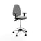 Piqueras y Crespo B1D05RP - Bureaustoel - Hoogteverstelbaar met armleuning - Lichtgrijs