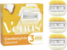 Gillette Venus Comfortglide Coconut Scheermesjes Voor Vrouwen - 3 Navulmesjes