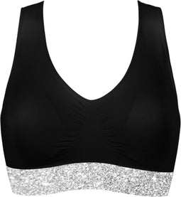 MAGIC Bodyfashion Salsa Bra - Comfort Bra - Naadloos zonder beugel - Zwart