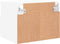 vidaXL - Tv-wandmeubel - 40x30x30 - cm - bewerkt - hout - wit