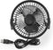 Nedis FNDK1BK10 - Miniventilator - USB-aansluiting - Zwart
