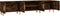 vidaXL - Tv-meubel - 180x31,5x40 - cm - bewerkt - hout - gerookt - eikenkleurig