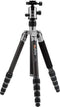 MeFoto GlobeTrotter Classic - Tripod - 12kg draaggewicht - Zwart/Silver