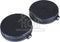 Bosch 353121 - Afzuigkap filter - Vervangings koolstof filter - Zwart (2 stuks)