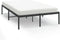 vidaXL - Bedframe - metaal - zwart - 120x190 - cm