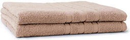 LINNICK Pure Handdoeken Set - Douchelaken - 100% Katoen - Nude - 70x140cm- Per 2 Stuks