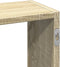 vidaXL - Wandschap - 159x18x66 - cm - bewerkt - hout - sonoma - eikenkleurig