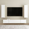 vidaXL - Tv-meubels - 2 - st - 30,5x30x110 - cm - bewerkt - hout - wit - sonoma - eiken
