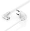Hama 00221102 - Stroom Netkabel 5 m - 90° Haaks - Wit