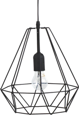 Atmosphera Designlamp metalen ophangdraad zwart - Hanglamp - Lamp