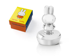 Zilverstad Tooth/haircurl box Miffy 6x4 silver colour