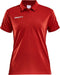 Craft Progress Polo Pique - Sportpolo - Sneldrogend materiaal - Rood/wit - Maat S