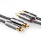 Nedis CATB24200GY50 - RCA kabel - 500 cm - Grijs