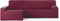 Hoes voor chaise longue met lange armleuning links Eysa BRONX Bordeaux 170 x 110 x 310 cm