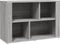 vidaXL - Dressoir - 80x30x54 - cm - bewerkt - hout - grijs - sonoma - eikenkleurig