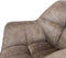 Liviza Stoel Terme Bruin - Polyester - Rond Bruin - 81 cm , 645 cm , 64 cm