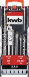 kwb 109146 Glasboorset 6-delig 5 mm, 6 mm, 8 mm Snelspanboorhouder, Tandkransboorhouder 6 stuk(s)