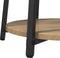 vidaXL - Salontafels - Set - van - 2 - in - Artisan - Eiken - met - Houtcomposiet - en - Metaal
