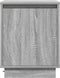 vidaXL - Nachtkastjes - met - LED-verlichting - (2 - stuks) - - - Grijs - Sonoma - 39x34,5x50 - cm