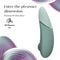 Womanizer Next 3D Pleasure Air-clitorisstimulator – Zuigingsvibrator – Seksspeeltjes met 14 zuigsnelheden – Waterdicht Clitoriszuigingsspeeltje – Oplaadbaar - Turquoise