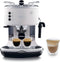 DeLonghi ECO 311.W - Espressomachine - 15bar pompdruk - Zwart/Roestvrijstaal/Wit