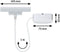 Paulmann 97679 - 230V Voeding - URail systeemcomponent - Wit