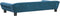 vidaXL Kinderbank 100x50x26 cm fluweel blauw