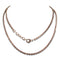 LOCKits 980600178 - Stalen Collier - 90 + 3 cm - Rosekleurig