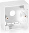 Equip 761302 Back Box for Face Plate 761301 pure white