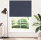 vidaXL - Rolgordijn - verduisterend - 155x230 - cm - stofbreedte - 151,6 - cm - blauw