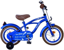 Volare Blue Cruiser - Kinderfiets - 12 inch - Blauw - 95% afgemonteerd