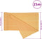 vidaXL - Privacynet - 75 - g/m² - 1,5x25 - m - HDPE - zandkleurig