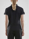 Craft Pro Control Polo Dames - Sportpoloshirt - Zacht en comfortabel - Zwart / Wit - M