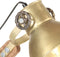 vidaXL Bureaulamp industrieel rond E27 58x18x90 cm messingkleurig