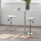 vidaXL - Eetkamerstoelen - 2 - st - kunstleer - wit