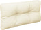 vidaXL - Palletkussens - 2 - st - stof - crèmekleurig