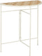 Mica Decorations Odile - Wandtafel voor Buiten - L63 x B33 x H71 cm - Metaal - Bruin Wit
