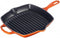 Le Creuset Grillpan Signature - Gietijzer - 26 x 26 cm - Geëmailleerde Anti-aanbaklaag - Oranjerood